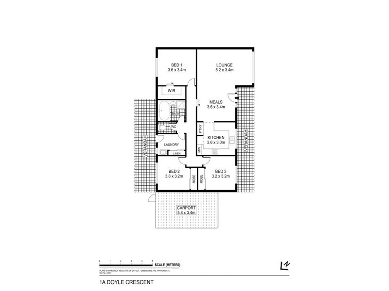 1A Doyle Crescent, Spring Gully VIC 3550 Floorplan