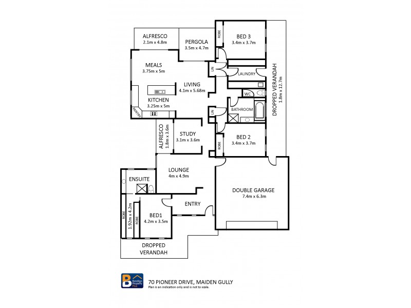 70 Pioneer Drive, Maiden Gully VIC 3551 Floorplan