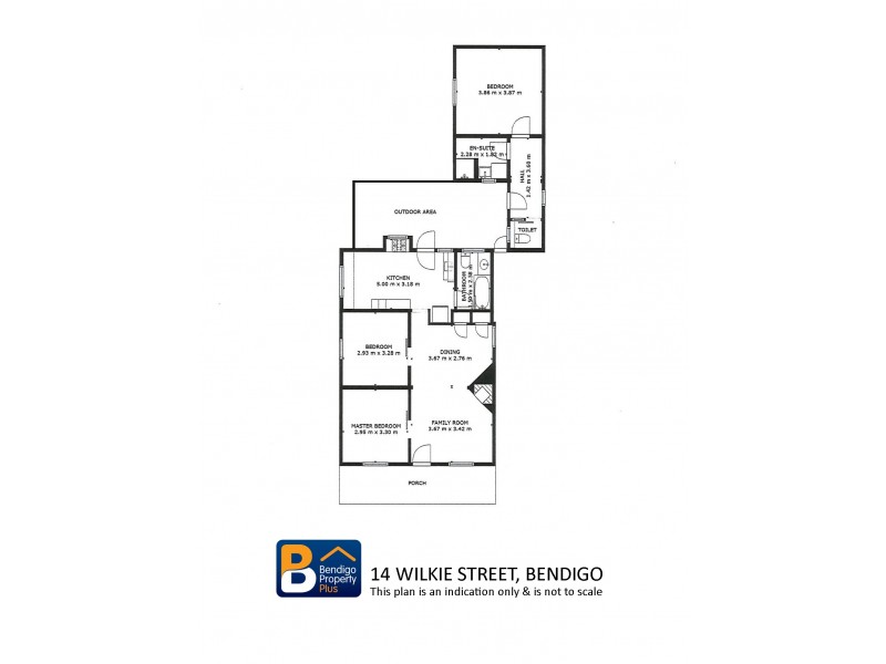 14 Wilkie Street, Bendigo VIC 3550 Floorplan