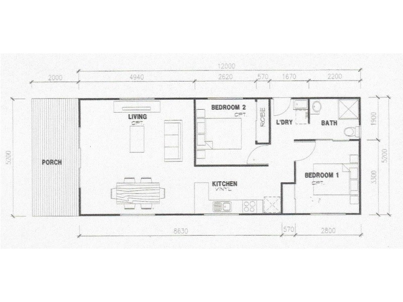 7 Gladstone Street, Tarnagulla VIC 3551 Floorplan