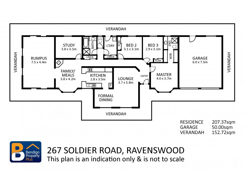 267 Soldier Road, Ravenswood VIC 3453 Floorplan