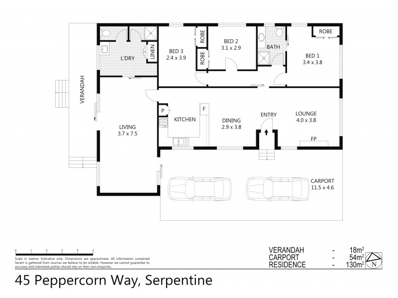 45 Peppercorn Way, Serpentine VIC 3517 Floorplan