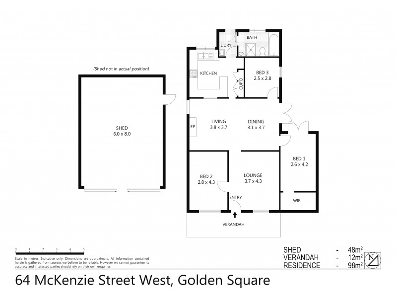64 MacKenzie Street West, Golden Square VIC 3555 Floorplan