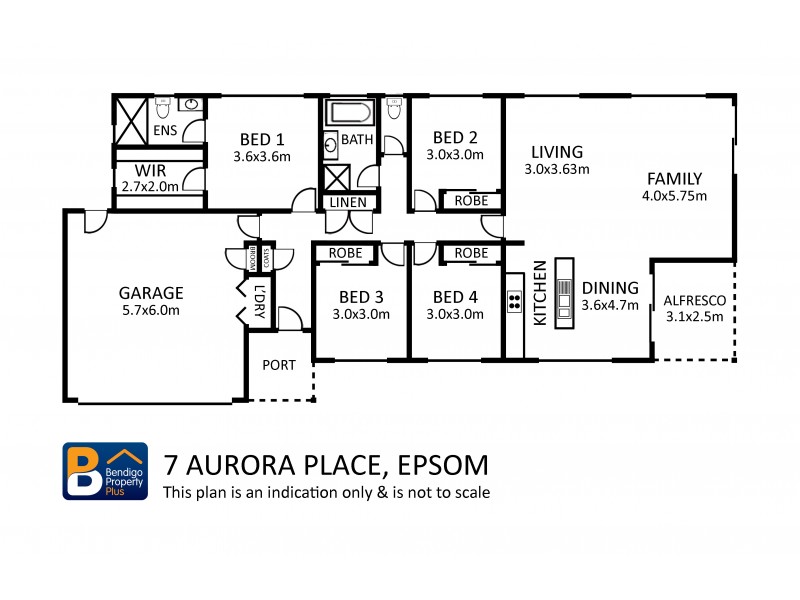 7 Aurora Place, Epsom VIC 3551 Floorplan