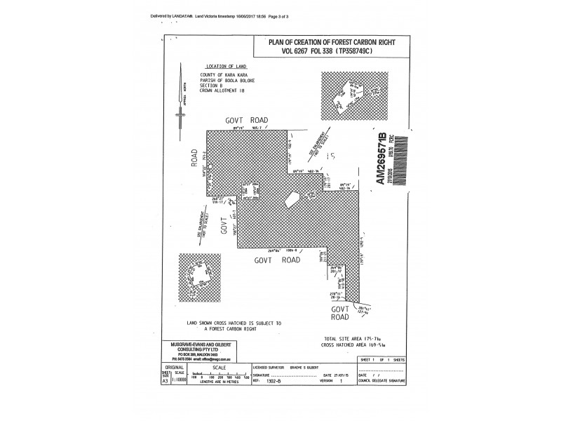 500 Rostron/Stuart Mill Road, Rostron VIC 3477 Floorplan