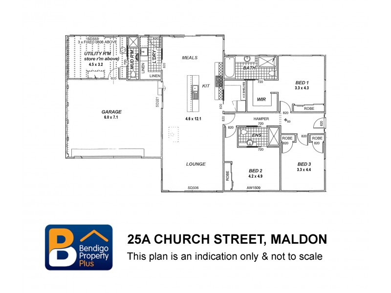 Cnr Adair & Church Street, Maldon VIC 3463 Floorplan