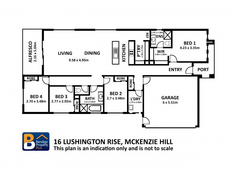 16 Lushington Rise, Mckenzie Hill VIC 3451 Floorplan