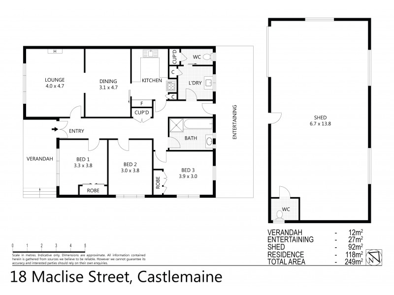 18 Maclise Street, Castlemaine VIC 3450 Floorplan