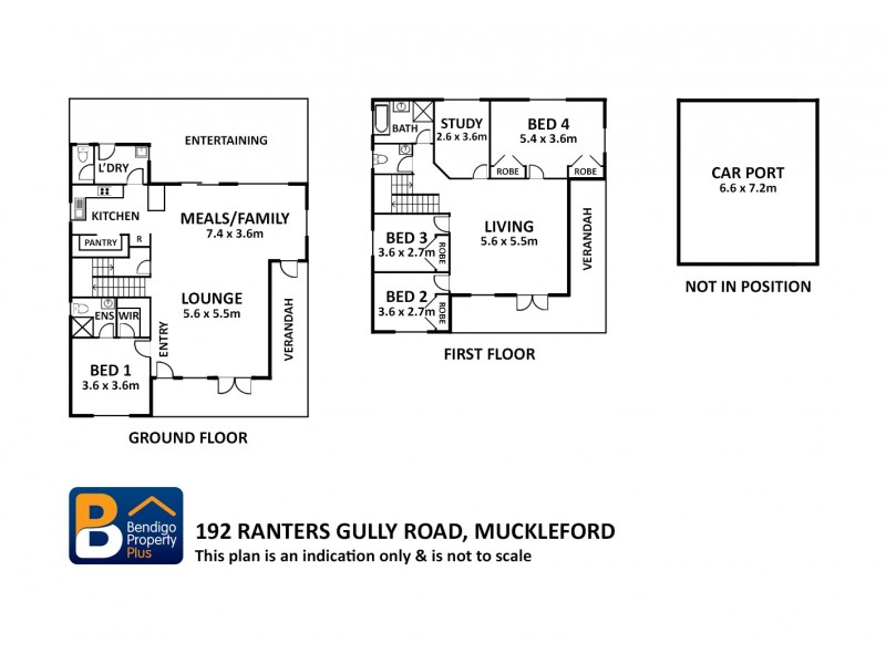 192 Ranters Gully Road, Muckleford VIC 3451 Floorplan