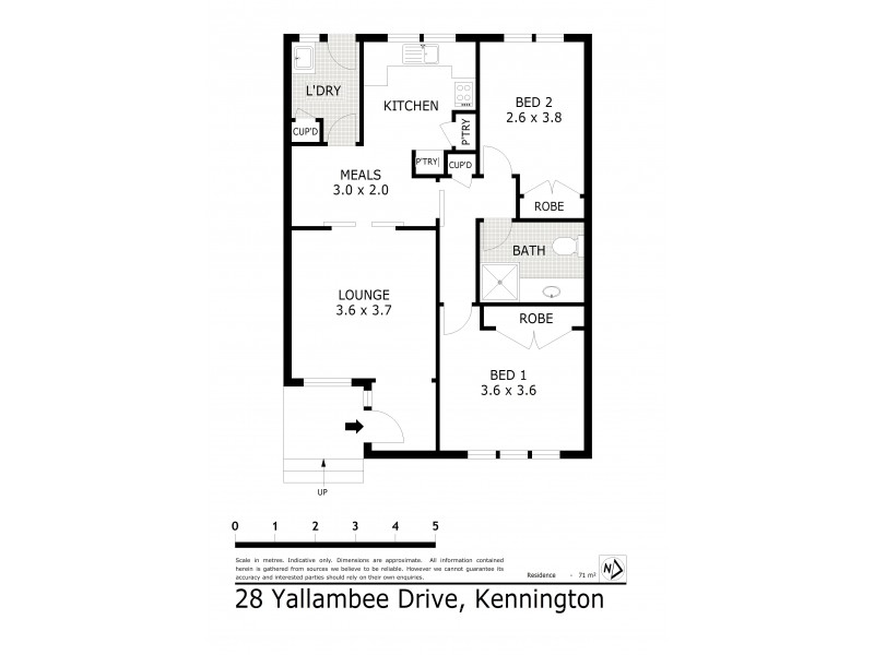 4/28 Yallambee Drive, Kennington VIC 3550 Floorplan