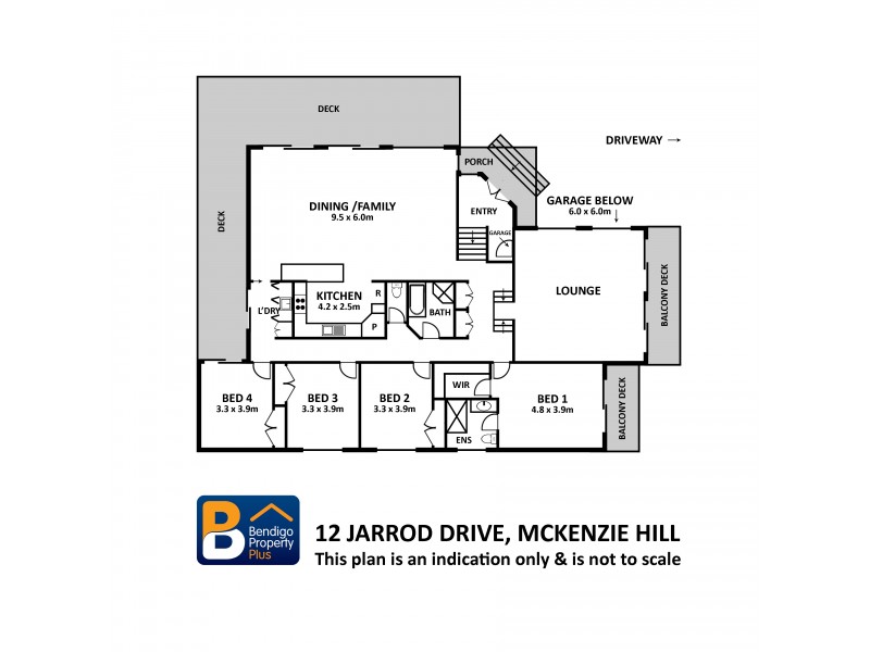 12 Jarrod Drive, Mckenzie Hill VIC 3451 Floorplan