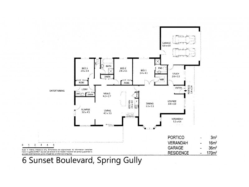 6 Sunset Boulevard, Spring Gully VIC 3550 Floorplan