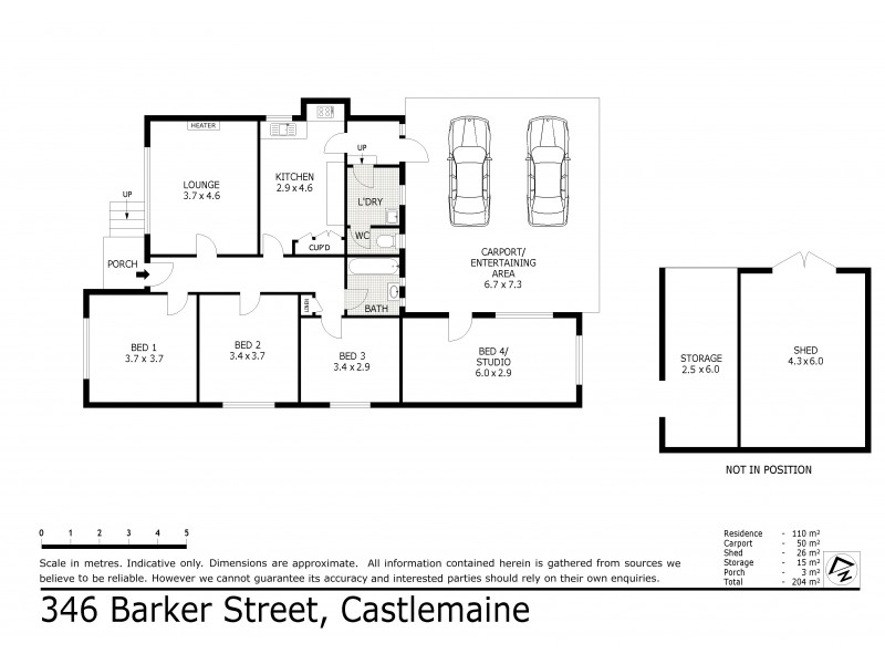 346 Barker Street, Castlemaine VIC 3450 Floorplan
