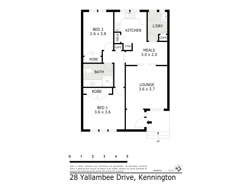 5/28 Yallambee Drive, Kennington VIC 3550 Floorplan