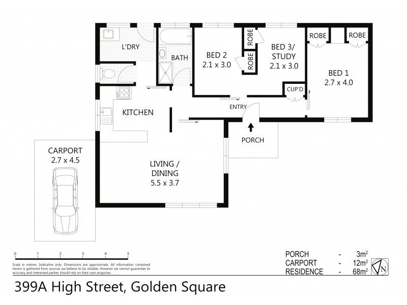 399A High Street, Golden Square VIC 3555 Floorplan