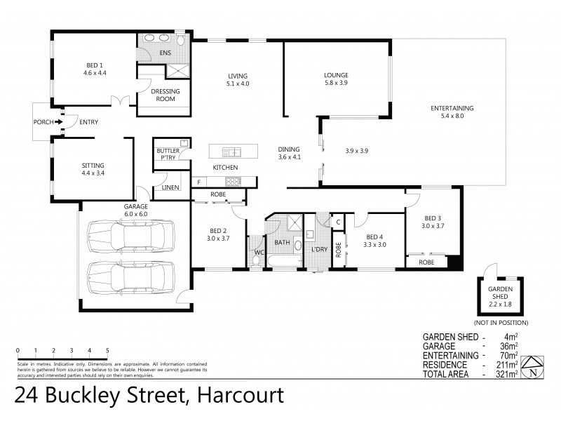 24 Buckley Street, Harcourt VIC 3453 Floorplan