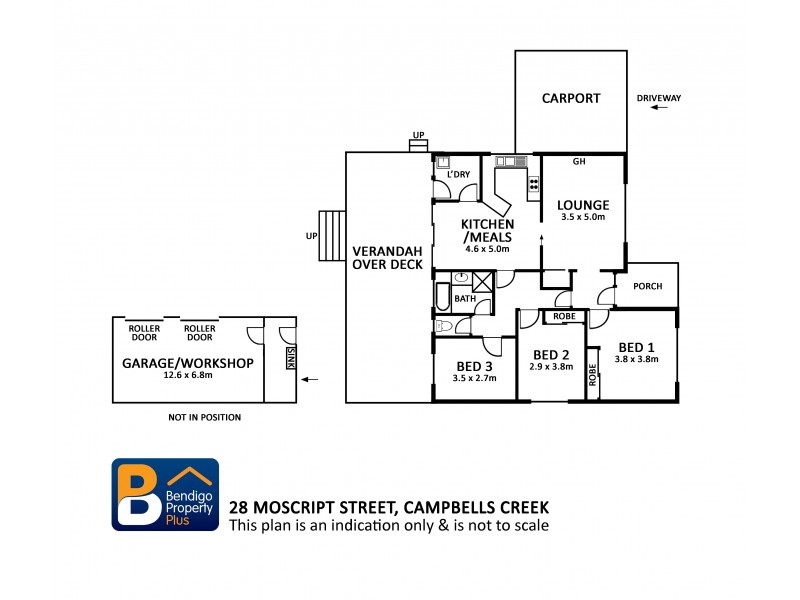 28 Moscript Street, Campbells Creek VIC 3451 Floorplan