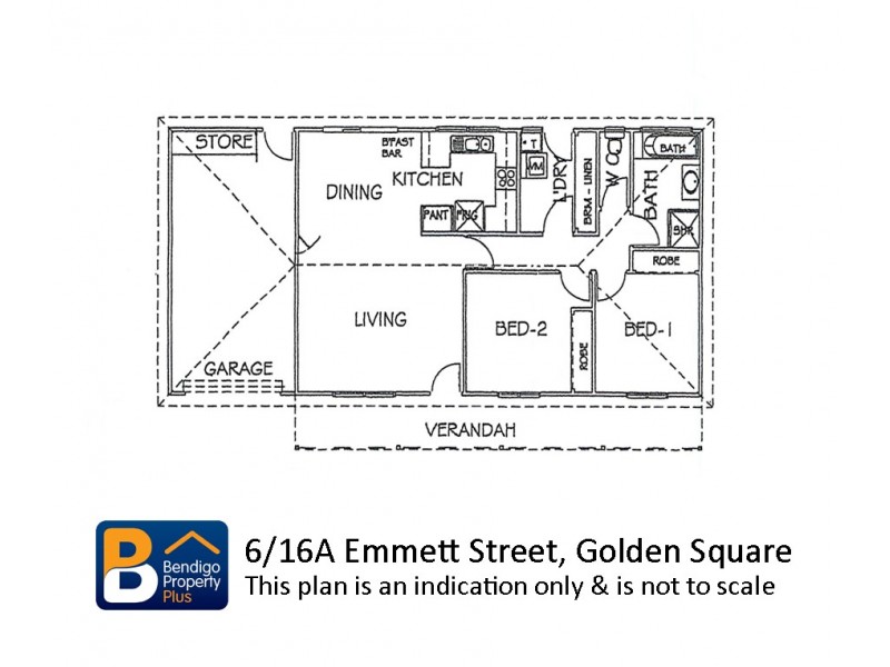 6/16a Emmett Street, Golden Square VIC 3555 Floorplan