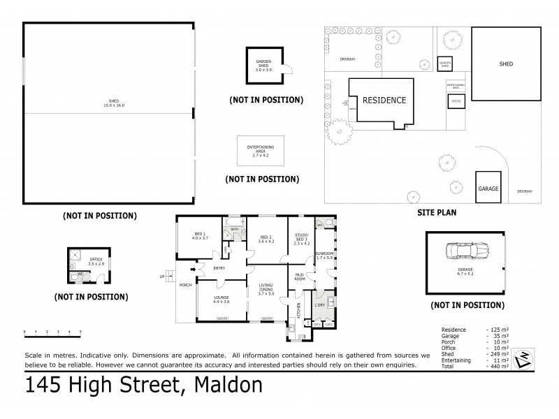 145 High Street, Maldon VIC 3463 Floorplan