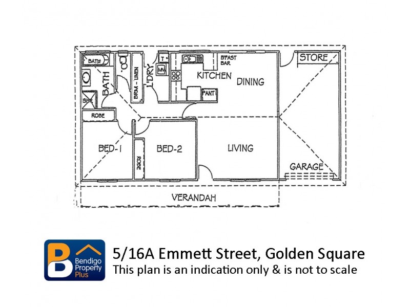 5/16 Emmett Street, Golden Square VIC 3555 Floorplan