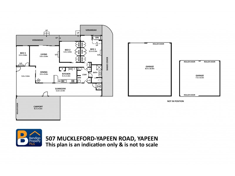 507 Muckleford-Yapeen Road, Yapeen VIC 3451 Floorplan