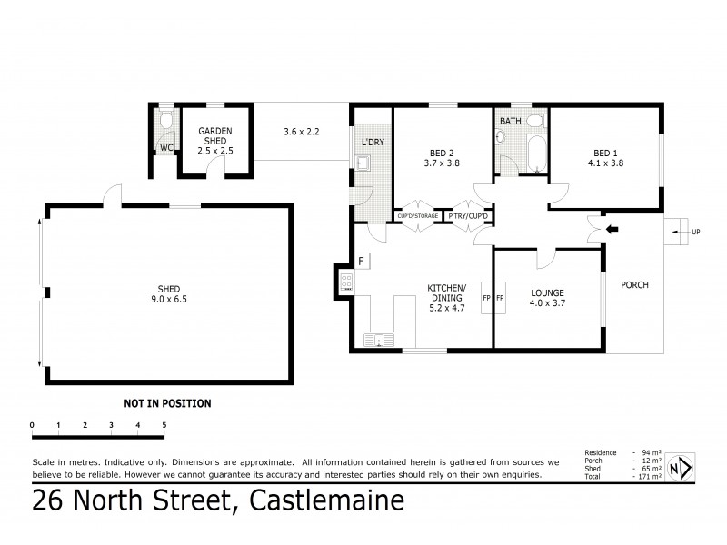 26 North Street, Castlemaine VIC 3450 Floorplan