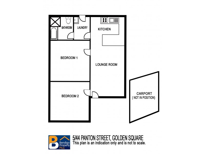 5/44 Panton Street, Golden Square VIC 3555 Floorplan