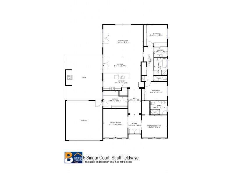5 Singar Court, Strathfieldsaye VIC 3551 Floorplan