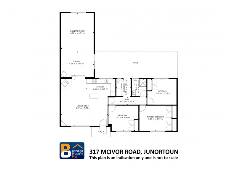 317 McIvor Road, Junortoun VIC 3551 Floorplan