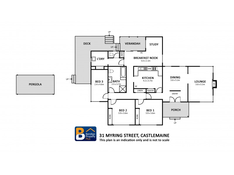 31 Myring Street, Castlemaine VIC 3450 Floorplan