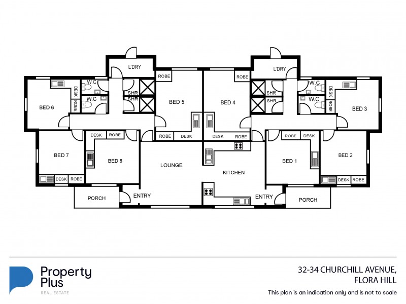 Room 1/32-34 Churchill Avenue, Bendigo VIC 3550 Floorplan