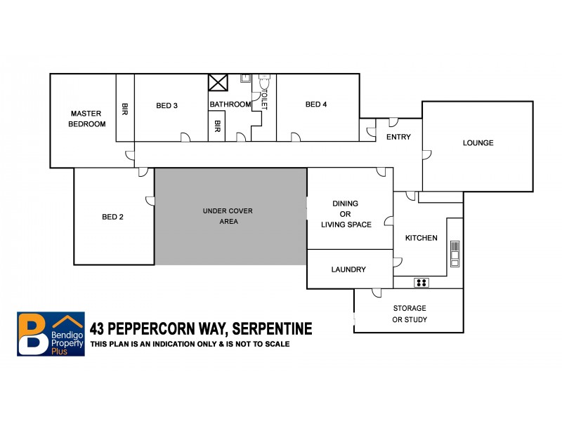 43 Peppercorn Way, Serpentine VIC 3517 Floorplan