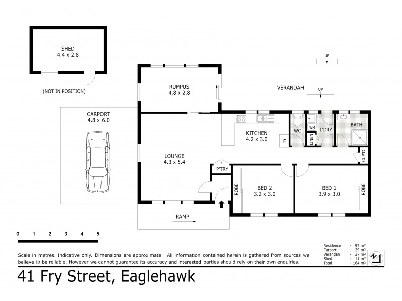 41 Fry Street, Eaglehawk VIC 3556 Floorplan