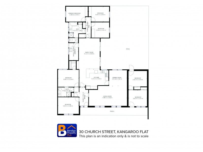 30 Church Street, Kangaroo Flat VIC 3555 Floorplan