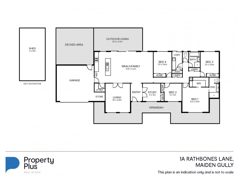 1A Rathbones Lane, Maiden Gully VIC 3551 Floorplan