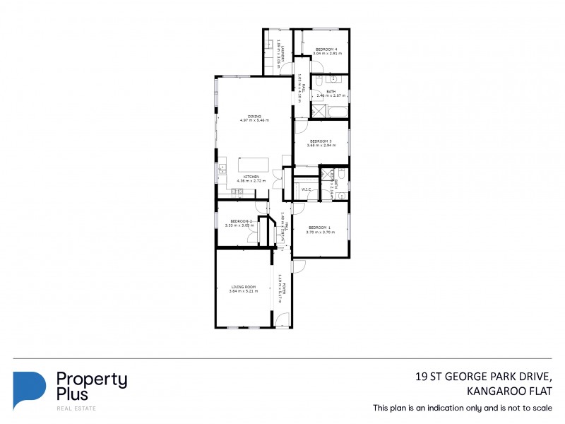 19 St George Park Drive, Kangaroo Flat VIC 3555 Floorplan