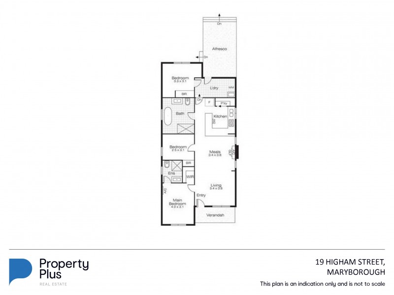 19 Higham Street, Maryborough VIC 3465 Floorplan