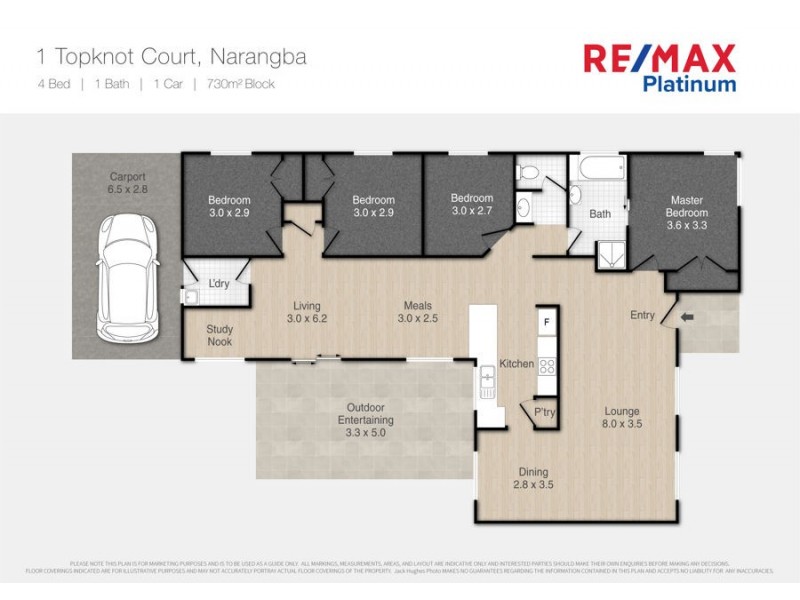 1 Topknot Court, Narangba QLD 4504 Floorplan