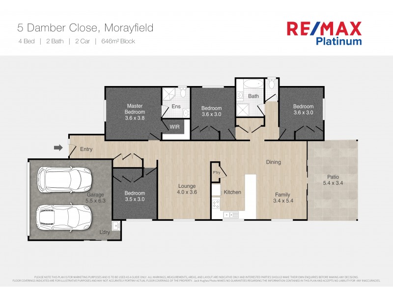 5 Damber Close, Morayfield QLD 4506 Floorplan