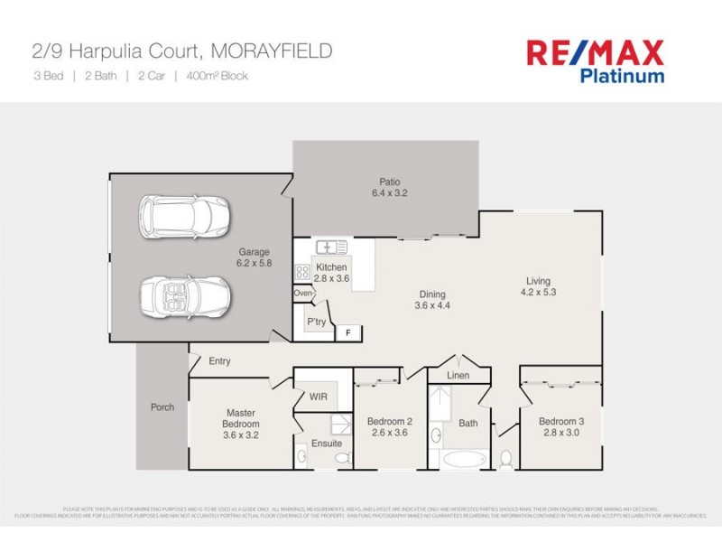 2/9 Harpulia Court, Morayfield QLD 4506 Floorplan