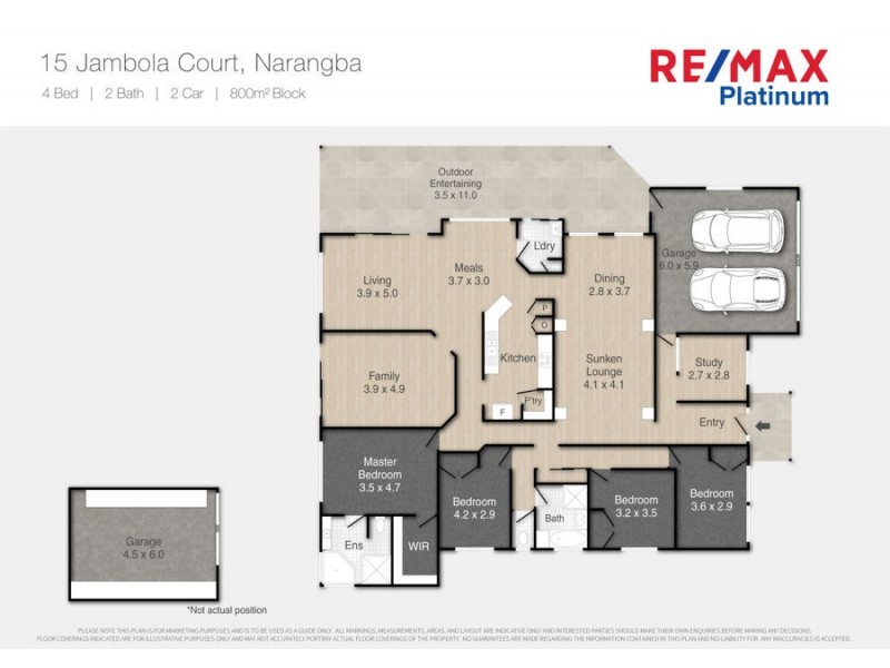 15 Jambola Court, Narangba QLD 4504 Floorplan
