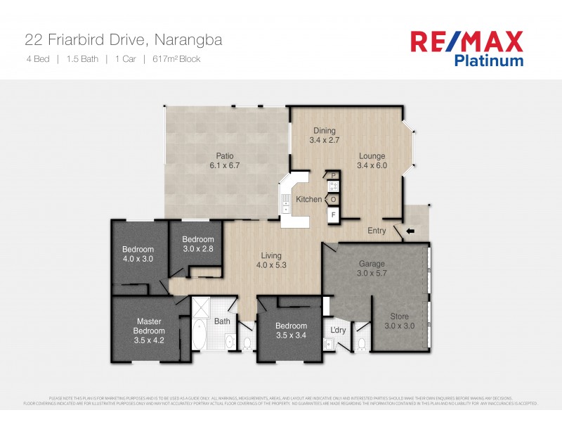 22 Friarbird Drive, Narangba QLD 4504 Floorplan
