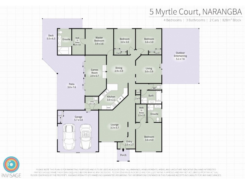 5 Myrtle Court, Narangba QLD 4504 Floorplan