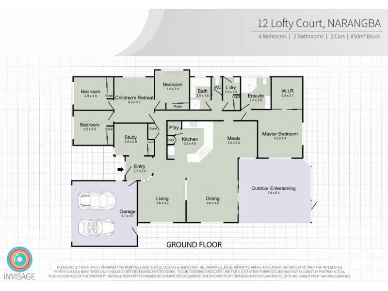 12 Lofty Court, Narangba QLD 4504 Floorplan