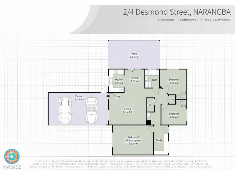 2/4 Desmond Street, Narangba QLD 4504 Floorplan