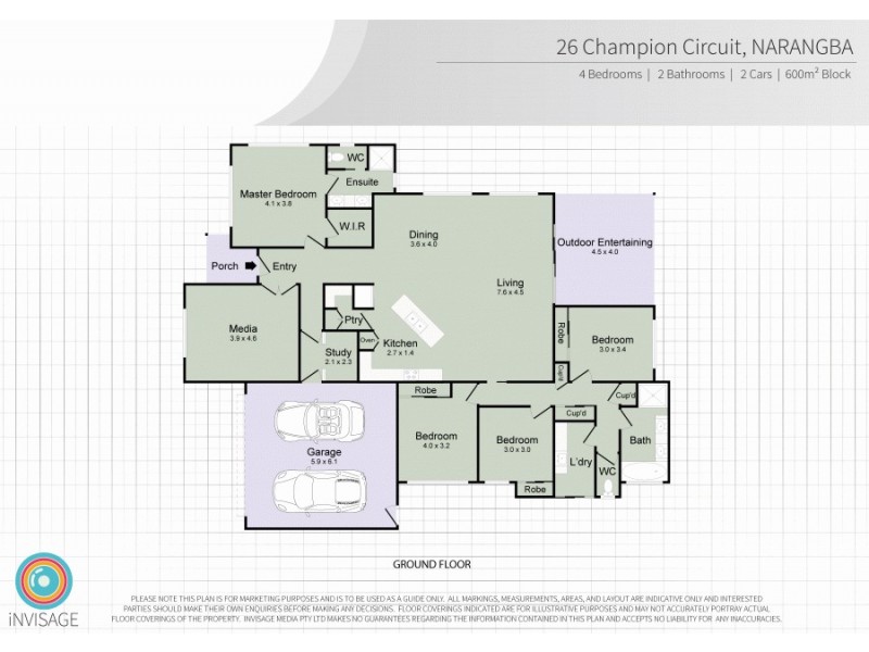 26 Champion Circuit, Narangba QLD 4504 Floorplan