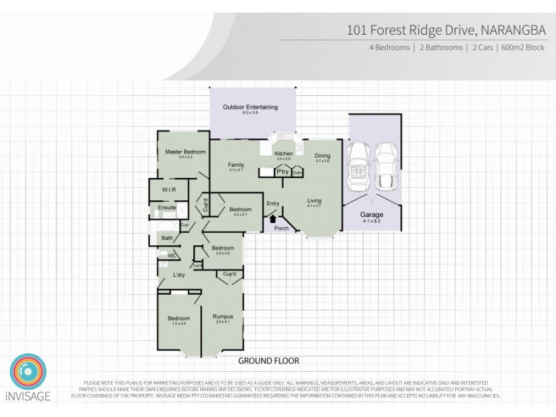 101 Forest Ridge Drive, Narangba QLD 4504 Floorplan