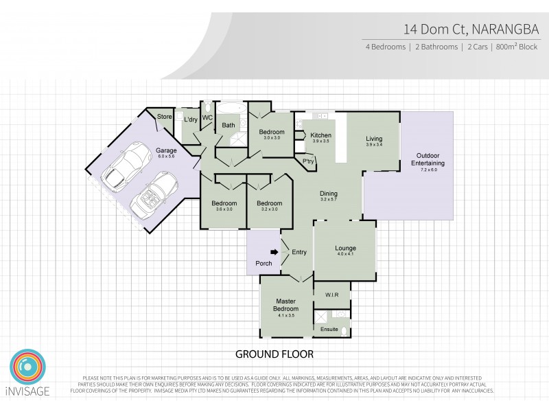 14 Dom Court, Narangba QLD 4504 Floorplan