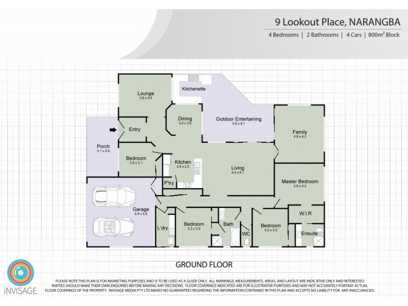9 Lookout Place, Narangba QLD 4504 Floorplan