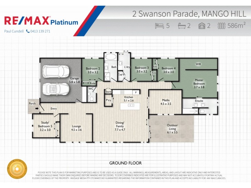 2 Swanson Street, Mango Hill QLD 4509 Floorplan